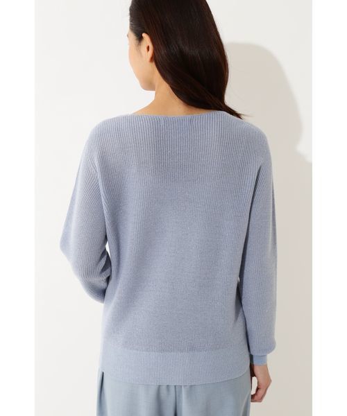 22 OCTOBRE(ヴァンドゥ-オクトーブル)の「◆ラメ混ニット(ニット/セーター・レディース・グレー/ベージュ/ブルー・2)」の12枚目の写真