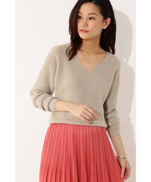 22 OCTOBRE(ヴァンドゥ-オクトーブル)の「◆ラメ混ニット(ニット/セーター・レディース・グレー/ベージュ/ブルー・2)」の17枚目の写真