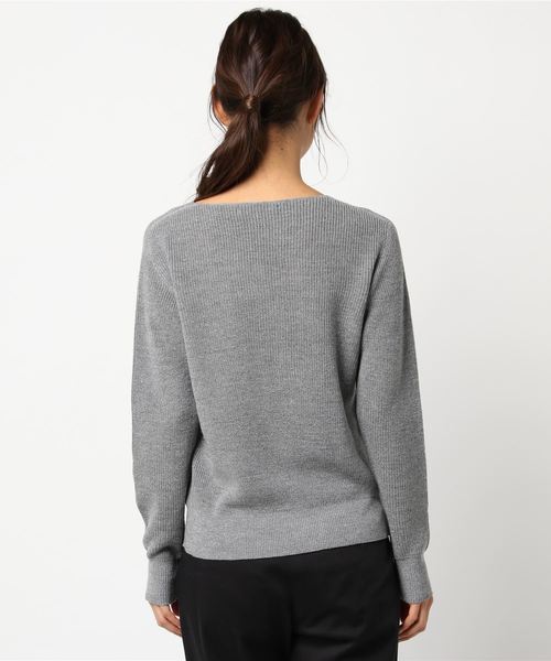 22 OCTOBRE(ヴァンドゥ-オクトーブル)の「◆ラメ混ニット(ニット/セーター・レディース・グレー/ベージュ/ブルー・2)」の8枚目の写真