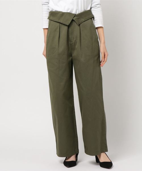 Tibi ティビ リブ折り返し ハイウエスト パンツ Tibi ティビ リブ折り返し ハイウエスト パンツ 楽天市場】tibi