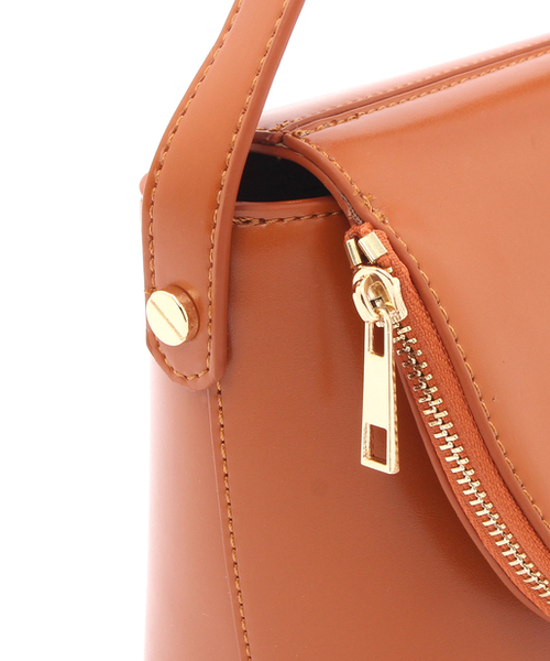 CIAOPANIC（チャオパニック）の「ラウンドジップカメラバッグ（ショルダーバッグ・レディース・キャメル/ブラウン・FREE）」の21枚目の写真