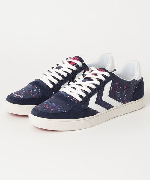 hummel（ヒュンメル）の「hummel/ヒュンメル SLIMMER STADIL PRINT LOW/スリマースタディール プリント ロー（スニーカー・メンズ・ホワイト/ネイビー/グレー・27cm/25.5cm/23cm/29.5cm/28cm/24cm/26.5cm/25cm/22.5cm）」の3枚目の写真