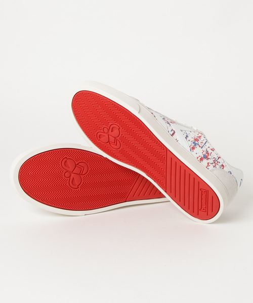 hummel（ヒュンメル）の「hummel/ヒュンメル SLIMMER STADIL PRINT LOW/スリマースタディール プリント ロー（スニーカー・メンズ・ホワイト/ネイビー/グレー・27cm/25.5cm/23cm/29.5cm/28cm/24cm/26.5cm/25cm/22.5cm）」の4枚目の写真