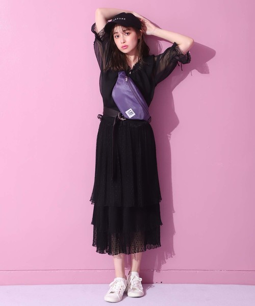 one after another NICE CLAUP(ワンアフターアナザーナイスクラップ)の「ヴィンテージ羽織りブラウス(シャツ/ブラウス・レディース・ブラック/ベージュ/オフホワイト・FREE)」の12枚目の写真