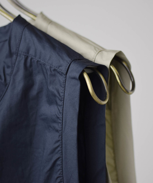 UNIVERSAL TISSU（ユニヴァーサルティシュ）の「「universaltissu / ユニヴァーサルティシュ」コットンタイプライターオリガミオールインワン（つなぎ/オールインワン・レディース・ブラック/ネイビー/ベージュ・FREE）」の10枚目の写真