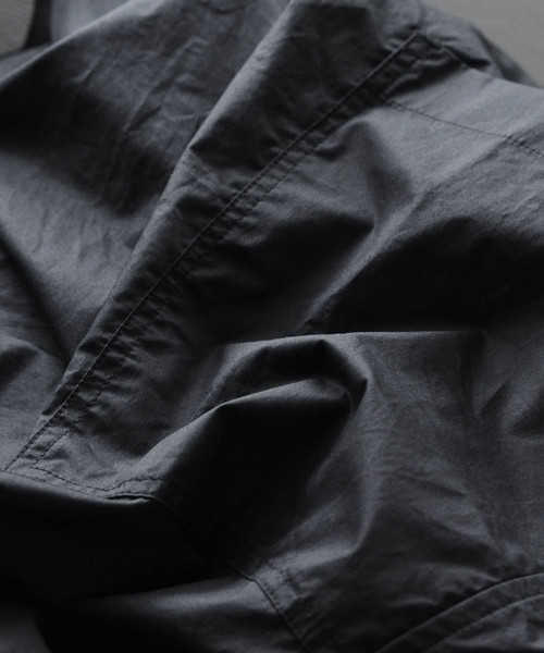 UNIVERSAL TISSU（ユニヴァーサルティシュ）の「「universaltissu / ユニヴァーサルティシュ」コットンタイプライターオリガミオールインワン（つなぎ/オールインワン・レディース・ブラック/ネイビー/ベージュ・FREE）」の12枚目の写真