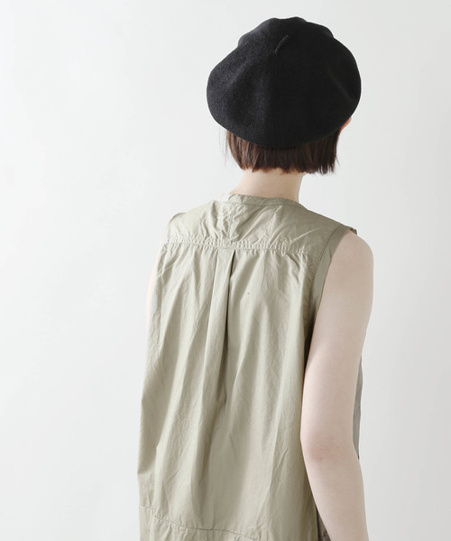 UNIVERSAL TISSU（ユニヴァーサルティシュ）の「「universaltissu / ユニヴァーサルティシュ」コットンタイプライターオリガミオールインワン（つなぎ/オールインワン・レディース・ブラック/ネイビー/ベージュ・FREE）」の17枚目の写真