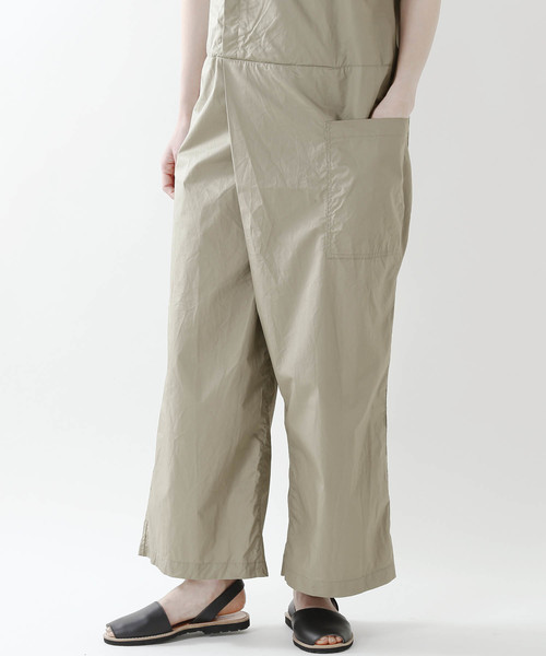 UNIVERSAL TISSU（ユニヴァーサルティシュ）の「「universaltissu / ユニヴァーサルティシュ」コットンタイプライターオリガミオールインワン（つなぎ/オールインワン・レディース・ブラック/ネイビー/ベージュ・FREE）」の19枚目の写真