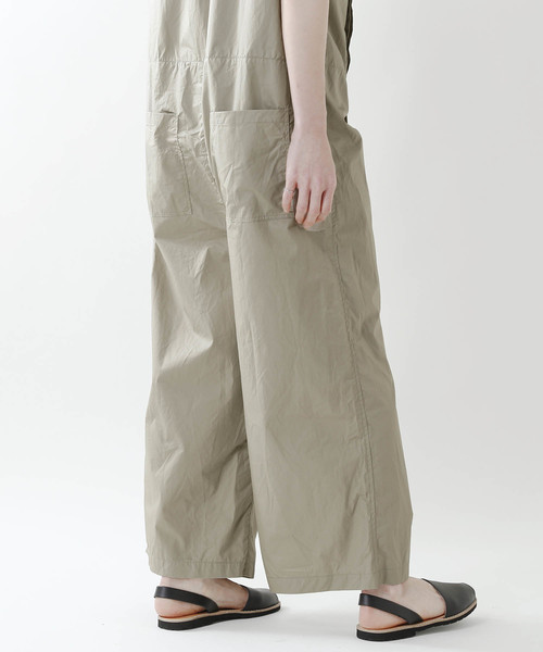 UNIVERSAL TISSU（ユニヴァーサルティシュ）の「「universaltissu / ユニヴァーサルティシュ」コットンタイプライターオリガミオールインワン（つなぎ/オールインワン・レディース・ブラック/ネイビー/ベージュ・FREE）」の21枚目の写真