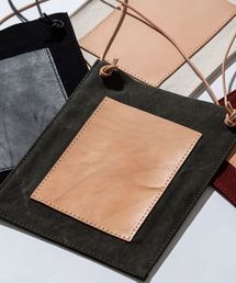 AMIACALVA: 別注 ウォッシュド キャンバス サコッシュ (ショルダーバッグ)