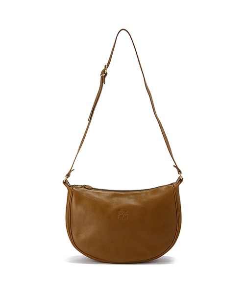 IL BISONTE(イルビゾンテ)の「IL BISONTE / ORIGINAL LEATHER / クロスボディバッグ(ショルダーバッグ・レディース・ライトブラウン/レンガ/ダークブラウン/ブラック/ネイビー/ナチュラル/オレンジ/グレー/レッド/グリーン/オリーブ・FREE)」の6枚目の写真