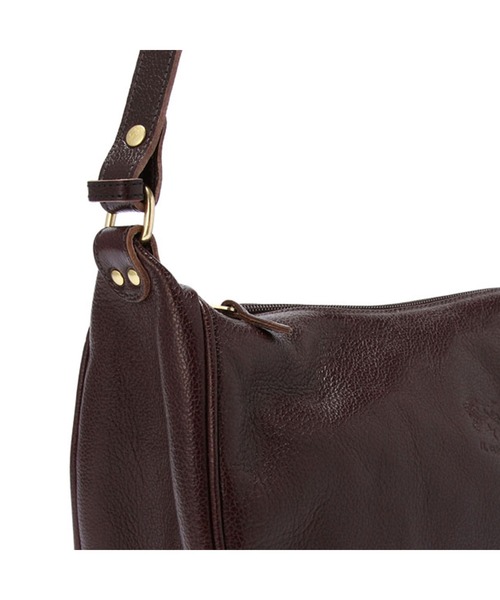 IL BISONTE(イルビゾンテ)の「IL BISONTE / ORIGINAL LEATHER / クロスボディバッグ(ショルダーバッグ・レディース・ライトブラウン/レンガ/ダークブラウン/ブラック/ネイビー/ナチュラル/オレンジ/グレー/レッド/グリーン/オリーブ・FREE)」の21枚目の写真