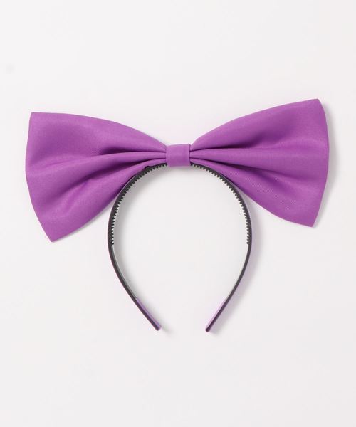 Catherine Cottage（キャサリンコテージ）の「リボンカチューシャ（カチューシャ・キッズ・ブラック/レッド/ブルー/ベージュ/パープル/グリーン/イエロー/ピンク/オレンジ/ブルー系その他2・FREE）」の6枚目の写真