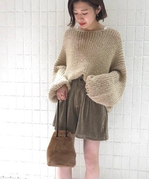 flower（フラワー）の「リトルファーバッグ（ショルダーバッグ・レディース・ベージュ/ブラウン/レオパード・FREE）」の9枚目の写真