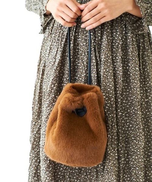 flower（フラワー）の「リトルファーバッグ（ショルダーバッグ・レディース・ベージュ/ブラウン/レオパード・FREE）」の7枚目の写真