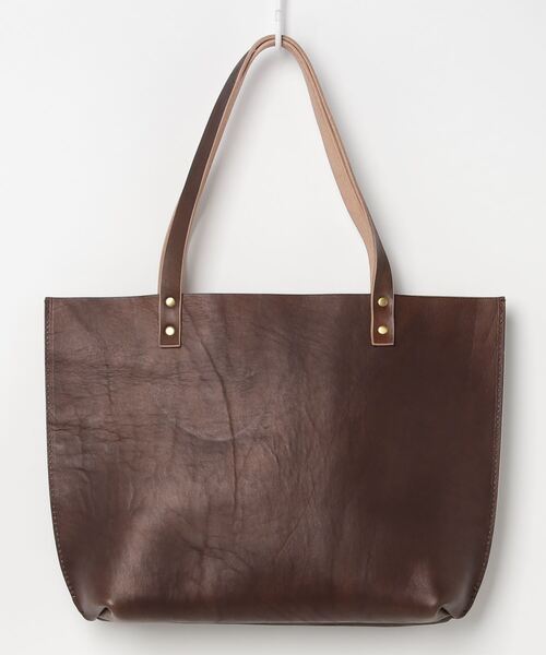 BrownBrown(ブラウンブラウン)の「【BrownBrown】ブラウンブラウン/トートバック【Lサイズ】(トートバッグ・メンズ・イエロー/グリーン/ダークブラウン/モカ/ベージュ/ブラック・FREE)」の3枚目の写真