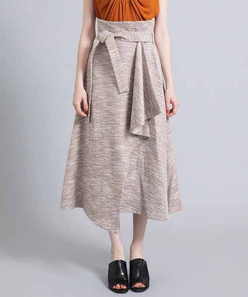 ELIN（エリン）の「【ELIN】《STUDIOUS別注》ラップスカート（スカート・レディース・ブラウン/グレー・38/36）」の19枚目の写真