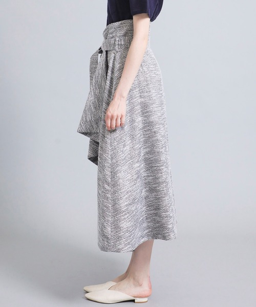 ELIN（エリン）の「【ELIN】《STUDIOUS別注》ラップスカート（スカート・レディース・ブラウン/グレー・38/36）」の8枚目の写真