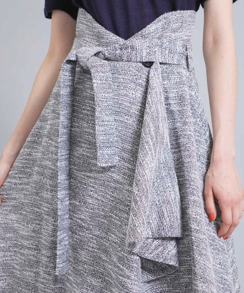 ELIN（エリン）の「【ELIN】《STUDIOUS別注》ラップスカート（スカート・レディース・ブラウン/グレー・38/36）」の11枚目の写真