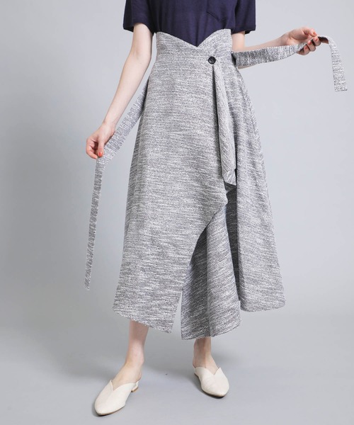 ELIN（エリン）の「【ELIN】《STUDIOUS別注》ラップスカート（スカート・レディース・ブラウン/グレー・38/36）」の17枚目の写真