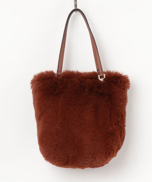 RIVE DROITE（リヴドロワ）の「リュクスエコファートートバッグ（ハンドバッグ・レディース・ブラウン・FREE）」の3枚目の写真