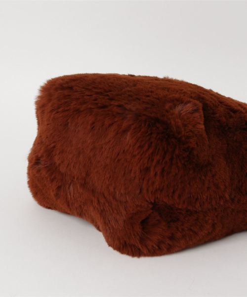 RIVE DROITE（リヴドロワ）の「リュクスエコファートートバッグ（ハンドバッグ・レディース・ブラウン・FREE）」の4枚目の写真