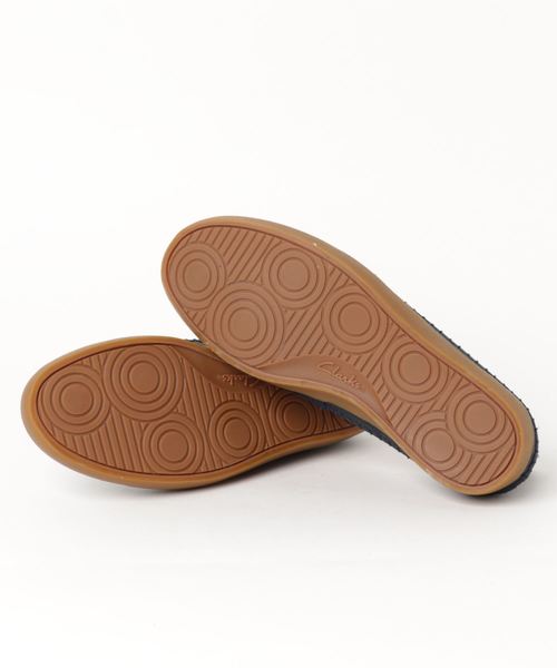 Clarks(クラークス)の「Kessell Craft / ケセルクラフト (ネイビーレザー)(スニーカー・メンズ・ブルー・8/10/9/8.5/9.5/6.5/7/7.5/6)」の3枚目の写真