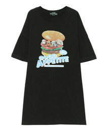Candy Stripper | SILLY BURGER BIG BIG Tシャツ(Tシャツ/カットソー)