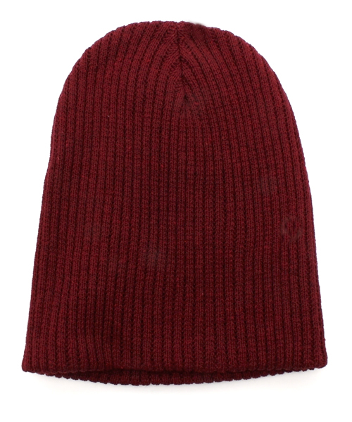 BEAMS BOY（ビームスボーイ）の「ARTEX / ECOコットンビーニー（ニットキャップ/ビーニー・レディース・グレー/ワイン/グリーン系その他・ONE SIZE）」の4枚目の写真