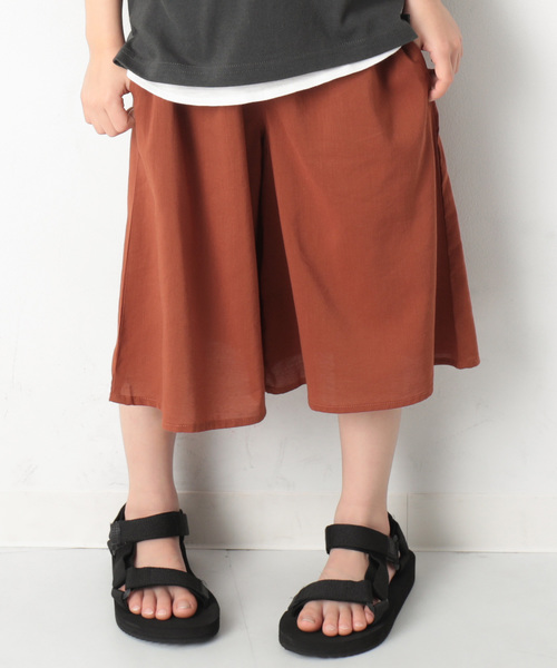 devirock（デビロック）の「フレアパンツ（その他パンツ・キッズ・チャコール/テラコッタ/ブラック系その他2/ブラック系その他・110cm/130cm/140cm/160cm/100cm/150cm/120cm）」の4枚目の写真