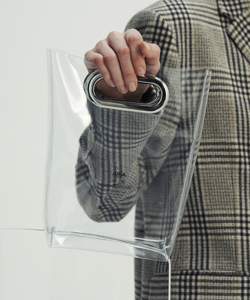 JUHA(ユハ)の「PLASTIC BAG(トートバッグ)」|クリア