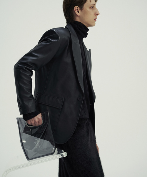JUHA(ユハ)の「PLASTIC BAG(トートバッグ)」|ブラック