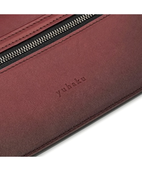 YUHAKU/ユハク」本革 長財布 レザーロングウォレット（財布