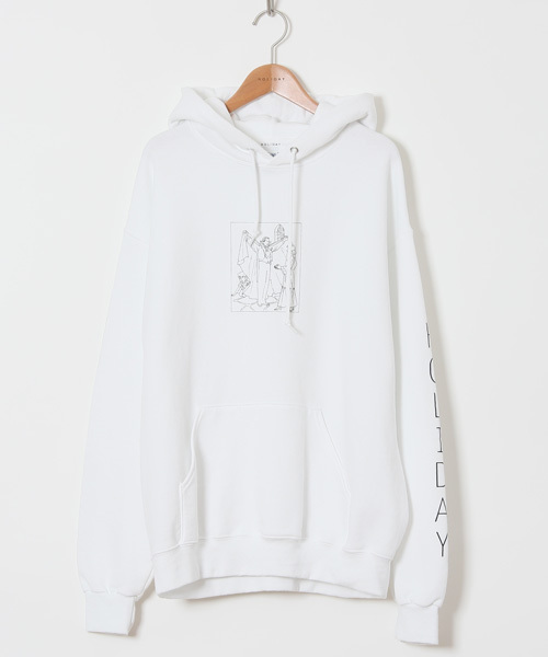 JERZEES(ジャージーズ)の「JERZEES PACK HOODIE (DRACULA) ジャージーズパックフーディ (ドラキュラ)(パーカー)」|ホワイト