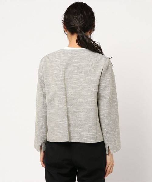 セール】スラブノーカラージャケット◇（ノーカラージャケット）｜IENA