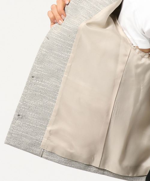 IÉNA ノーカラージャケット IENA｜イエナのノーカラージャケット（レディース／サイズフリー）の