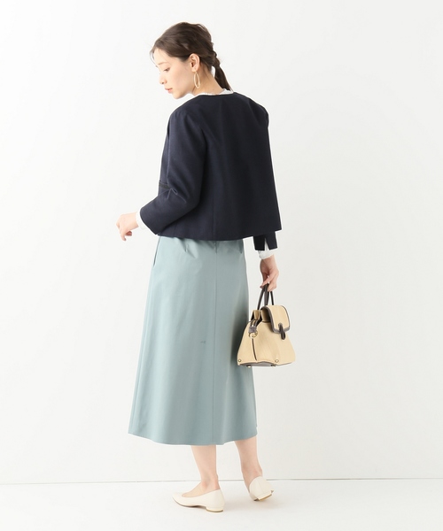 セール】スラブノーカラージャケット◇（ノーカラージャケット）｜IENA