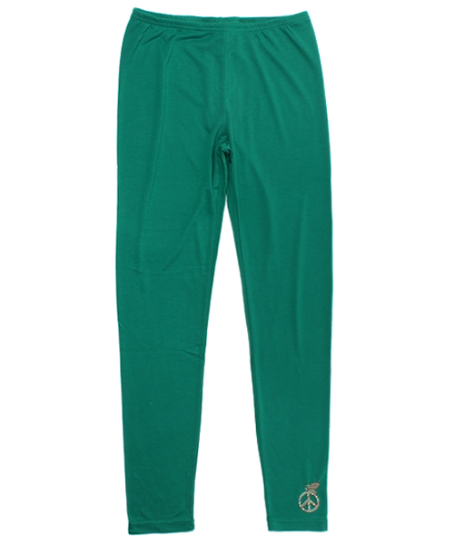 チチカカ（チチカカ）の「ピースインナーレギンス（レギンス/スパッツ・レディース・ブラック/グリーン/ブルー/オレンジ・FREE）」の3枚目の写真