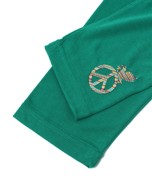 チチカカ（チチカカ）の「ピースインナーレギンス（レギンス/スパッツ・レディース・ブラック/グリーン/ブルー/オレンジ・FREE）」の9枚目の写真