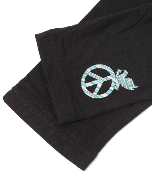 チチカカ（チチカカ）の「ピースインナーレギンス（レギンス/スパッツ・レディース・ブラック/グリーン/ブルー/オレンジ・FREE）」の5枚目の写真