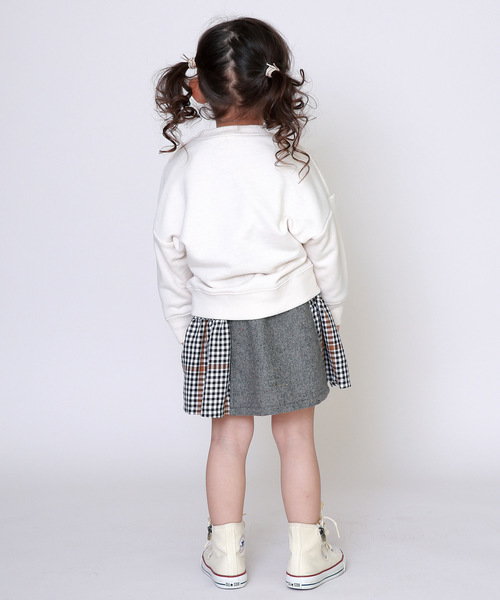 SUNDAYS SUN(サンデイズ サン)の「親子お揃いドルマントレーナー(キッズサイズ)(Tシャツ/カットソー・キッズ・キャメル/モスグリーン/ベージュ/アイボリー・130/80/90/95/100/110/120)」の13枚目の写真