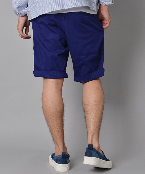 SHIPS GENERAL SUPPLY（シップスジェネラルサプライ）の「SGS: オーバーダイ バミューダショーツ■（チノパンツ・メンズ・ブルー・X-LARGE/LARGE/MEDIUM/SMALL）」の10枚目の写真