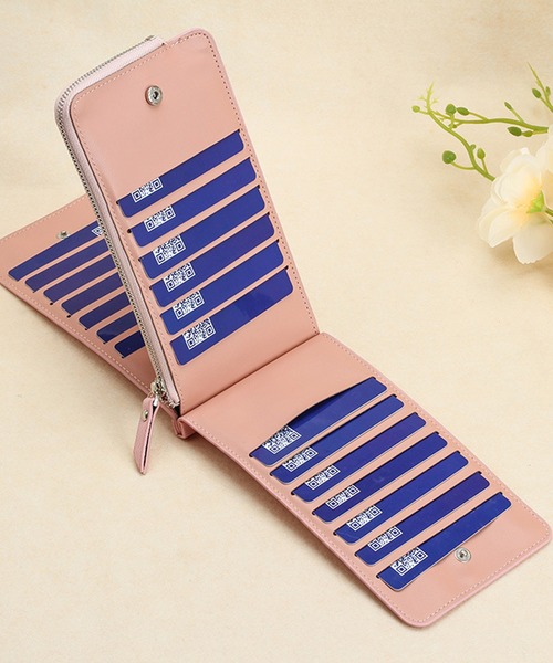 DAY CLOSET（デイ クローゼット）の「きれいめ両面ダブルカードポケットカードケース（カードケース・レディース・ブラック/パープル/ネイビー/ブラウン/レッド/ピンク/ブロンズ/ベビーピンク・ONE SIZE）」の10枚目の写真