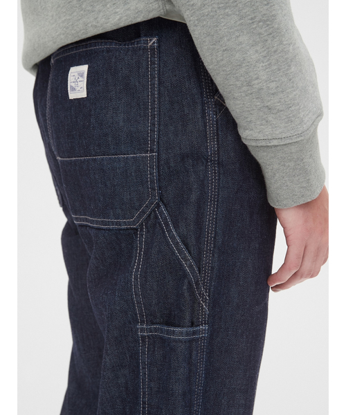 GAP（ギャップ）の「80年代風ワーカー リラックステーパードジーンズ（デニムパンツ・メンズ・インディゴブルー・S/M/L/XL/XS）」の4枚目の写真