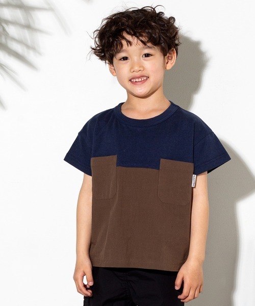 21年最新海外 リンクコーデ バイカラー切替ｔシャツ 80 140cm お洒落 Www Munihuanuco Gob Pe