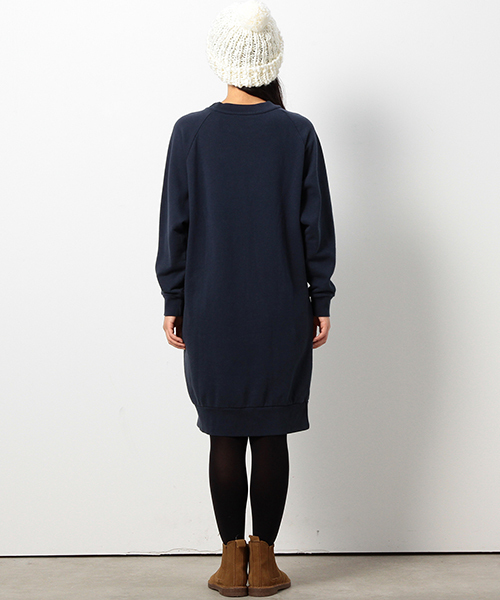 coen（コーエン）の「裏毛ロゴプリントワンピース（ワンピース・レディース・ネイビー/グレー・LARGE/MEDIUM）」の20枚目の写真