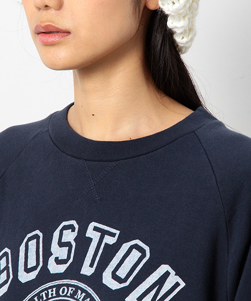 coen（コーエン）の「裏毛ロゴプリントワンピース（ワンピース・レディース・ネイビー/グレー・LARGE/MEDIUM）」の13枚目の写真