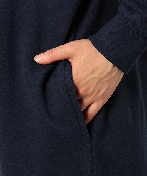 coen（コーエン）の「裏毛ロゴプリントワンピース（ワンピース・レディース・ネイビー/グレー・LARGE/MEDIUM）」の15枚目の写真