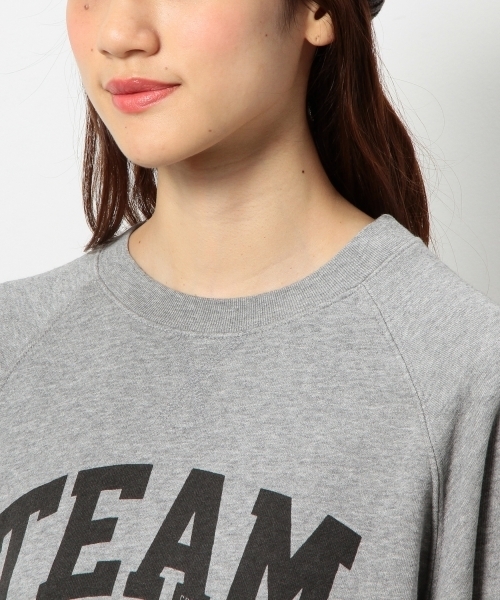 coen（コーエン）の「裏毛ロゴプリントワンピース（ワンピース・レディース・ネイビー/グレー・LARGE/MEDIUM）」の11枚目の写真