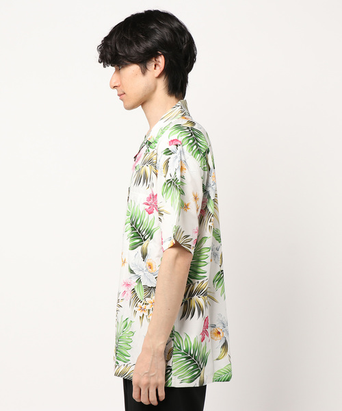 TONE SELECT WEAR(トーンセレクトウェア)の「【Royal Hawaiian Creations/ロイヤルハワイアンクリエーションズ】RAYON ALOHA SHIRT (UN)(シャツ/ブラウス・メンズ・ネイビー/ホワイト・SMALL/MEDIUM)」の4枚目の写真